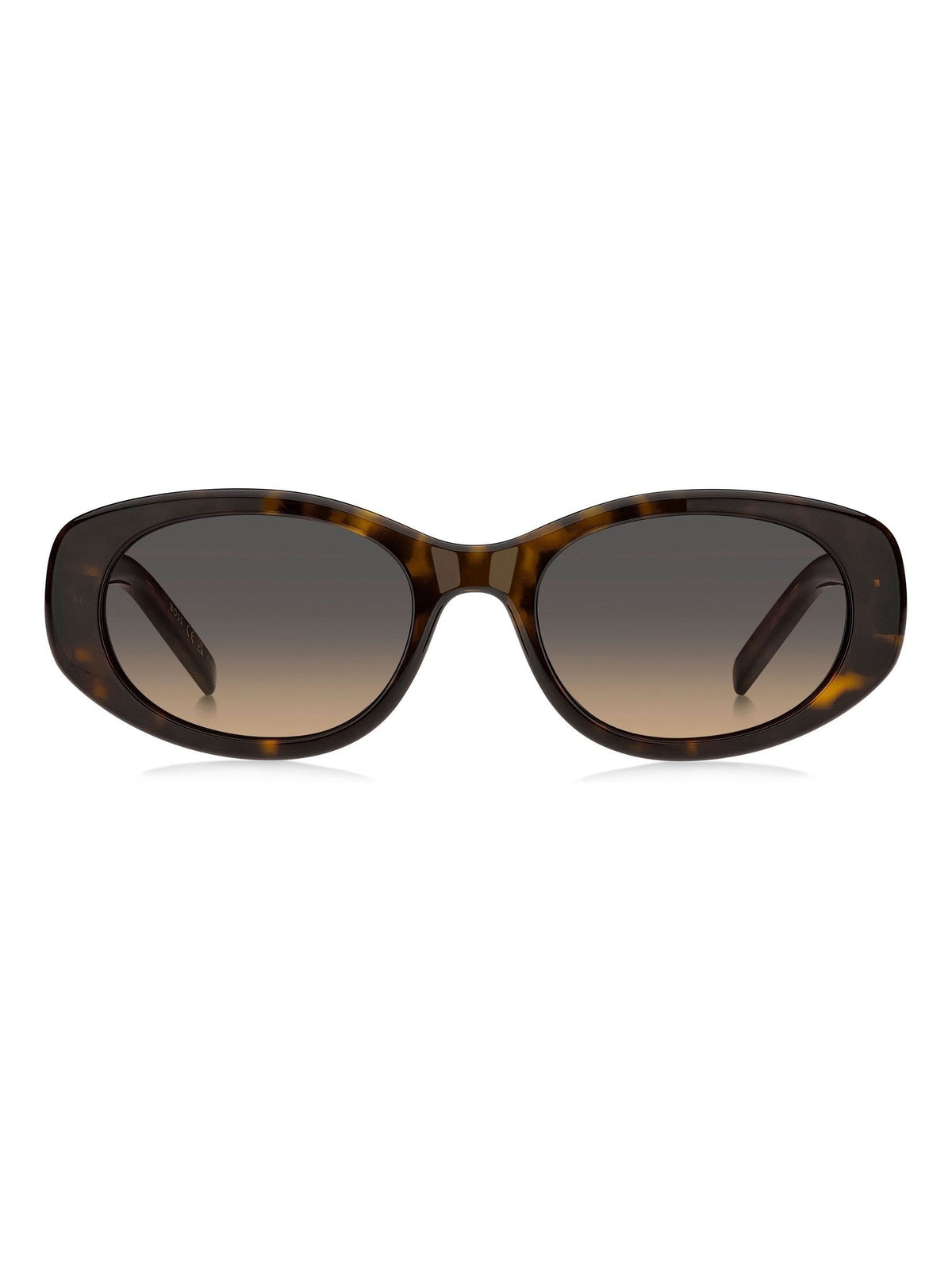 BOSS oval sunglasses Havana brown acetate (British brand)