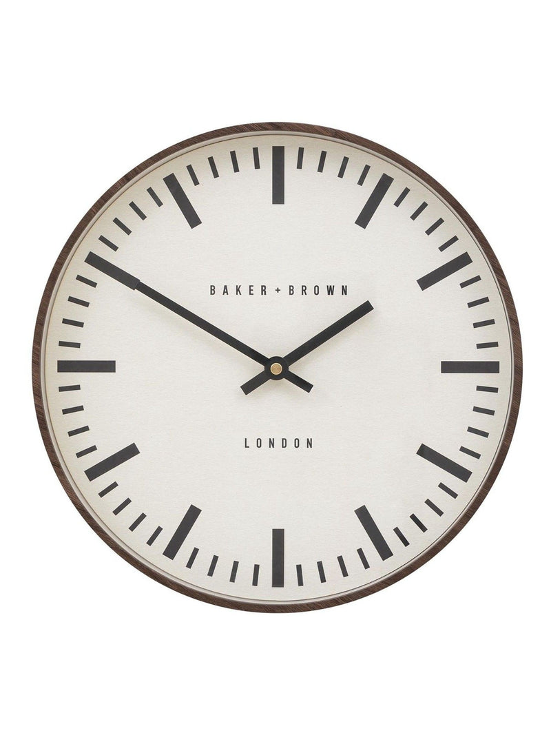 Gallery Home Dark Wood Claremont Clock 30cm - British product