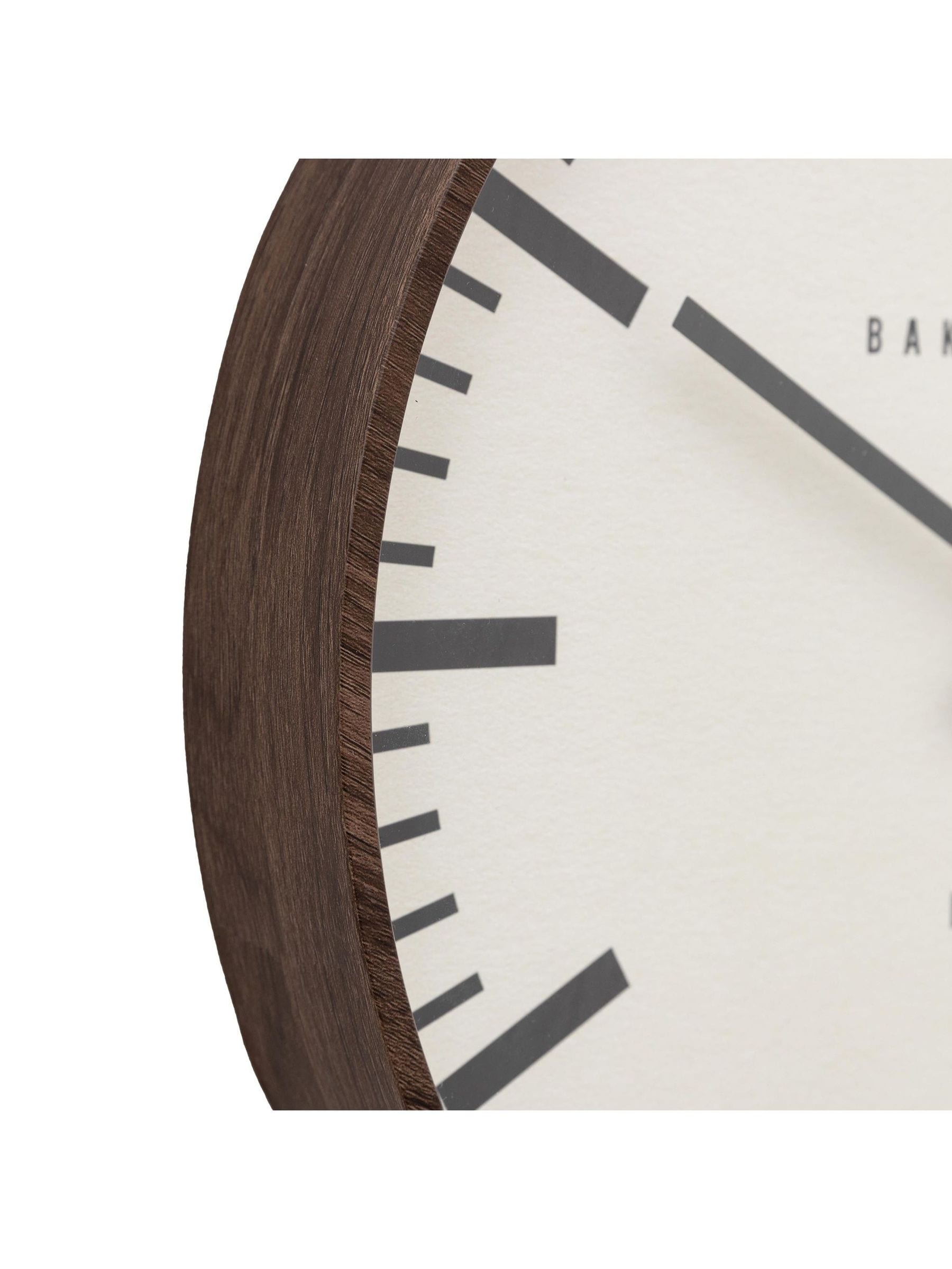 Gallery Home Dark Wood Claremont Clock 30cm - British product