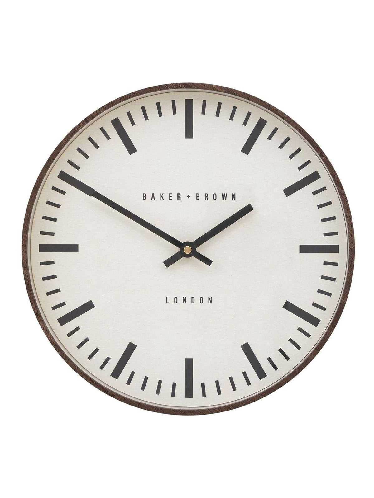 Gallery Home Dark Wood Claremont Clock 30cm - British product