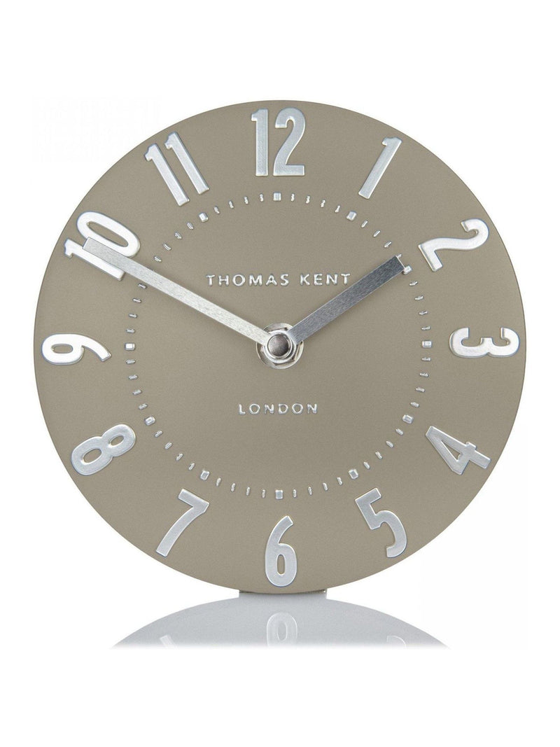Thomas Kent Mocha Cedar mantel clock 6 inch (British brand)