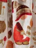 Catherine Lansfield Woodland Gonks fleece throw blanket 130x170cm - British product