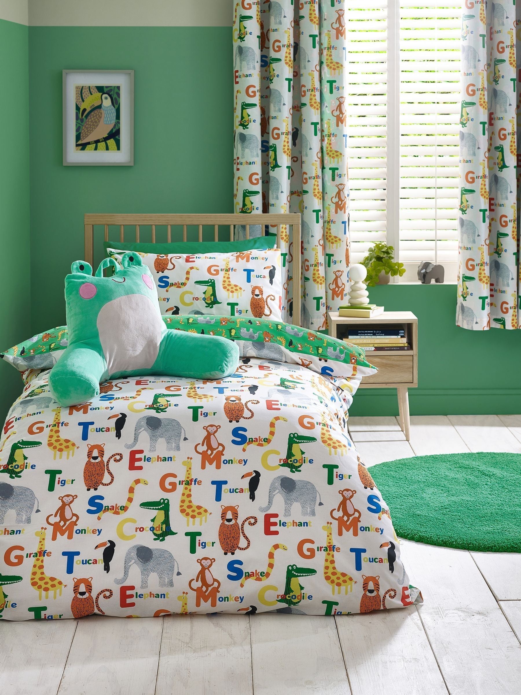 Catherine Lansfield Animal Magic Reversible Duvet Cover Set - British product