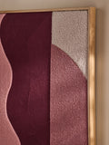 MADE.COM Pink Ronja wall art abstract textured 70x50cm, UK version