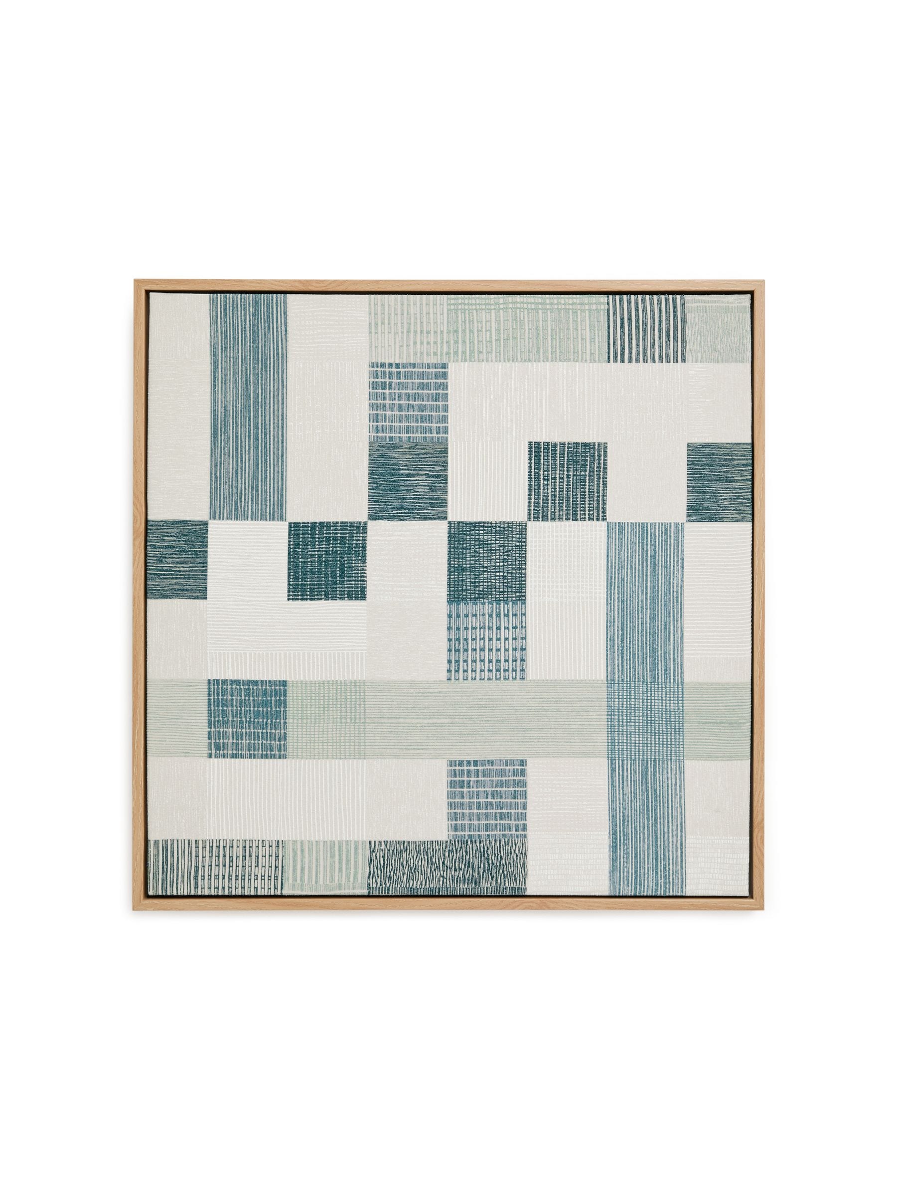 MADE.COM Green Caito wall art 50cm (British brand)