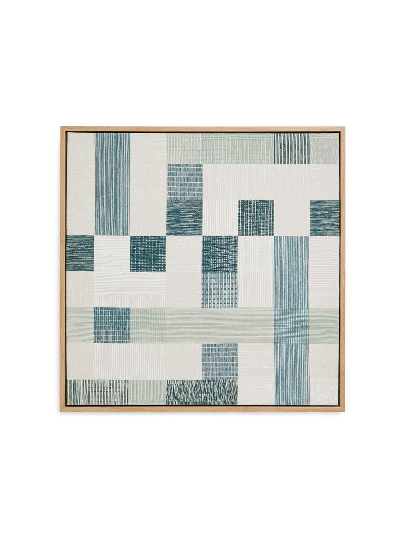 MADE.COM Green Caito wall art 50cm (British brand)