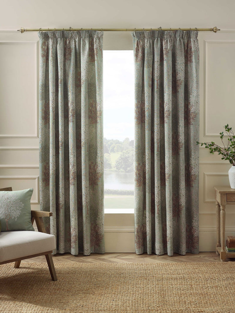 Catherine Lansfield Woodland Trees curtains 117x137cm (British brand)
