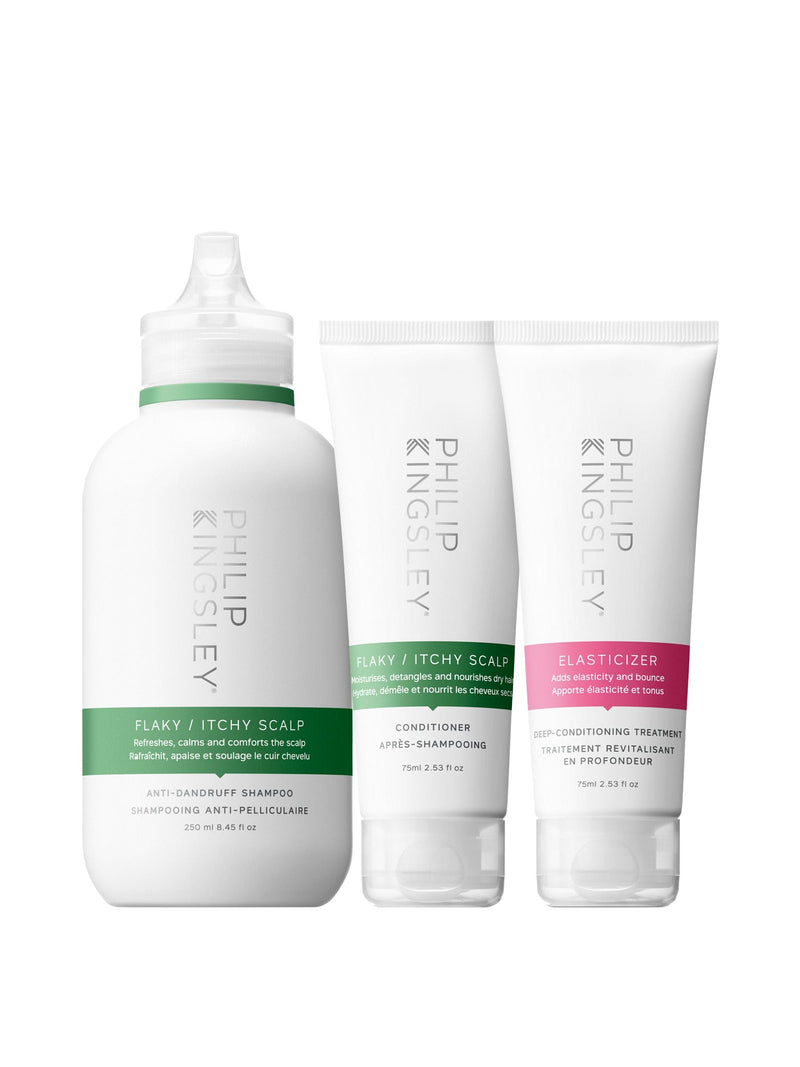 Philip Kingsley Flaky Itch Scalp Shampoos Trio (British brand)