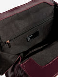 Friends Like These Burgundy Red Padlock Pocket Bag