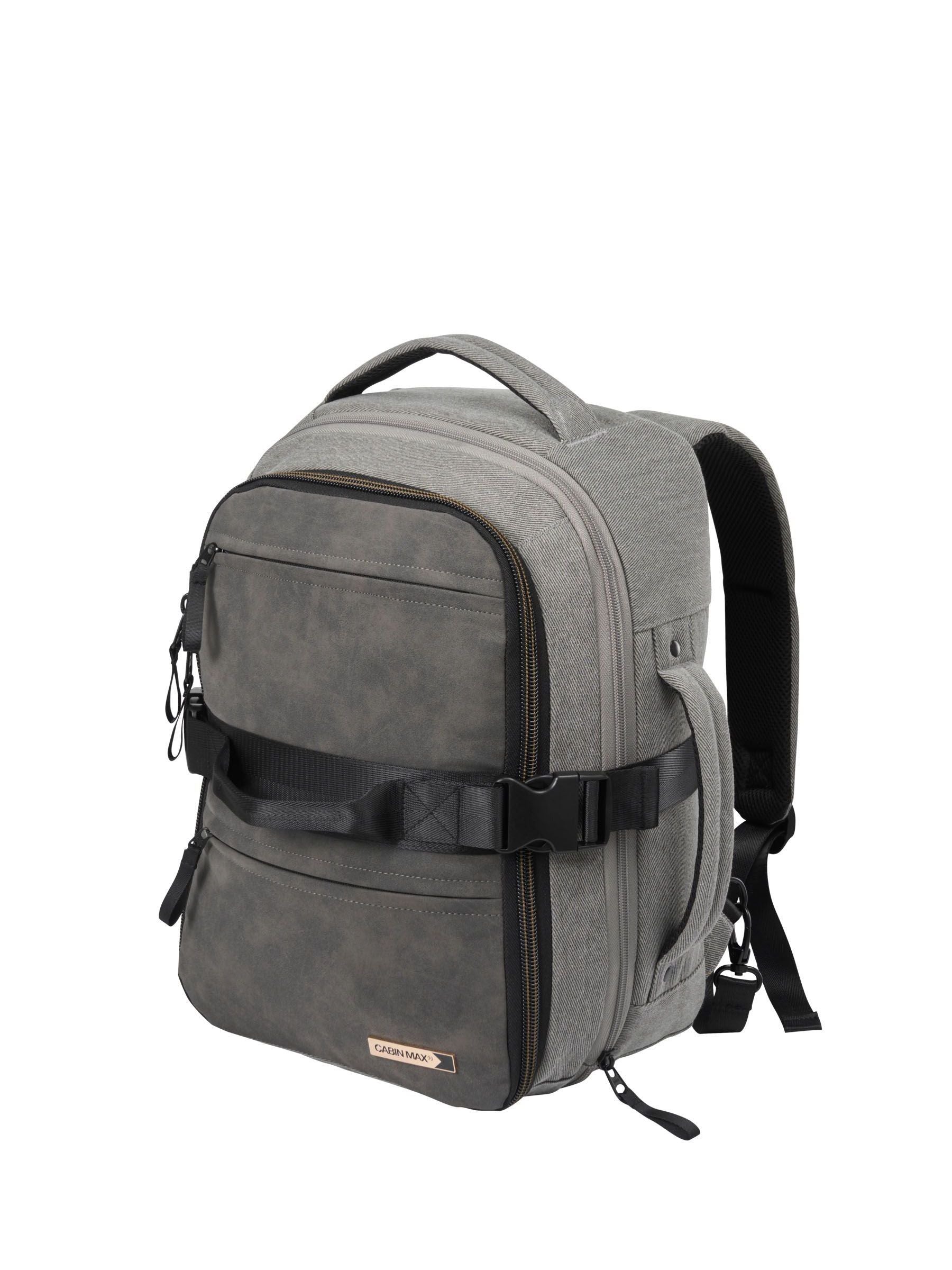 Cabin Max Grey Evos Expandable Backpack, British brand