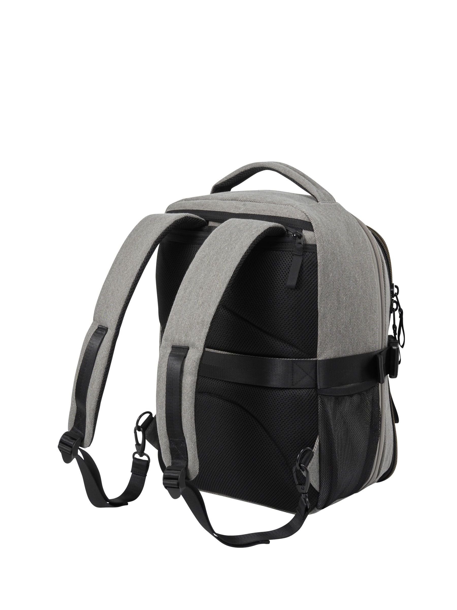 Cabin Max Grey Evos Expandable Backpack, British brand