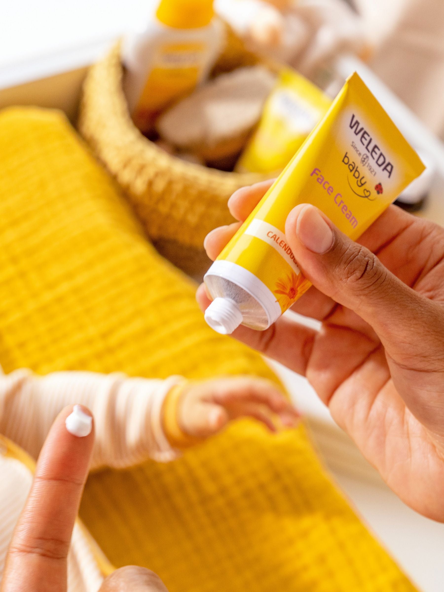 Weleda baby face cream Calendula 50ml, imported from the UK