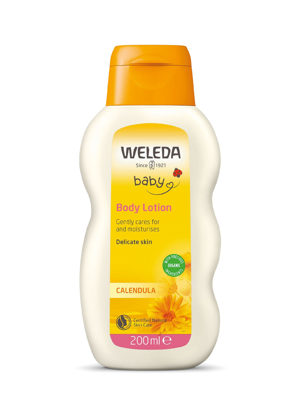 Weleda Calendula Baby Body Lotion 200ml, imported from the UK