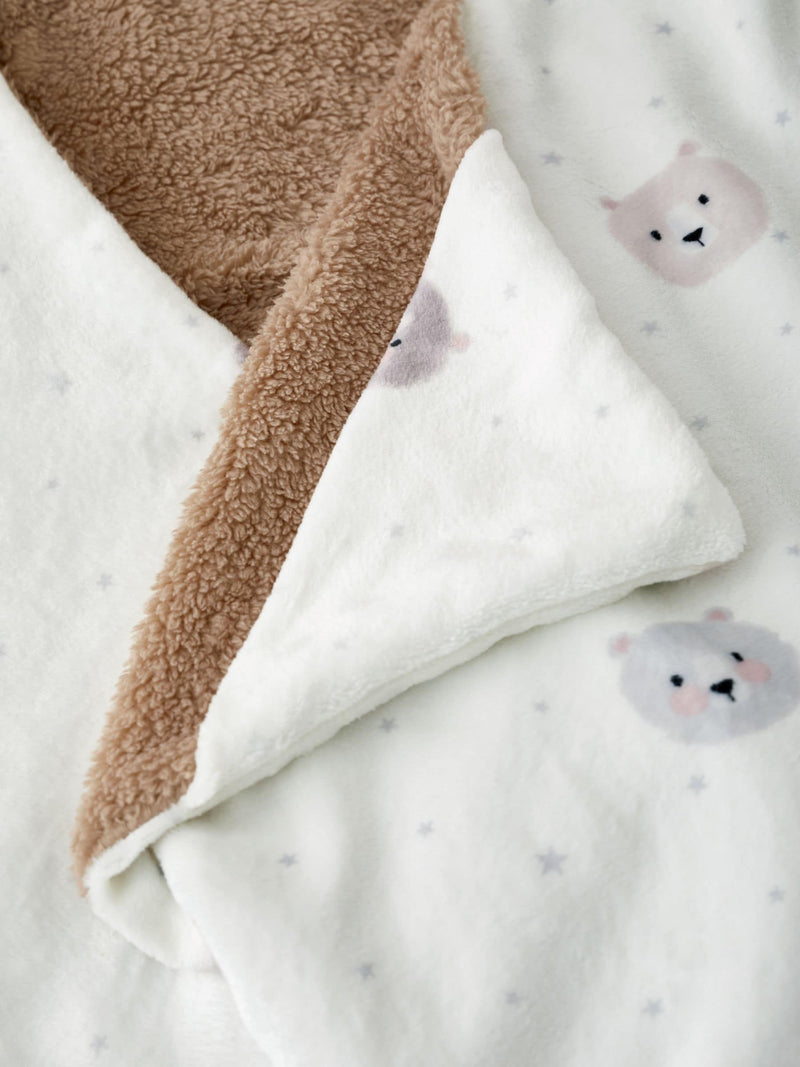 Catherine Lansfield fleece hooded blanket bear ears, UK version