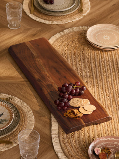 Next Acacia Wood Live Edge Charcuterie Board- Buy online at McGrocer