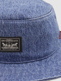Levi's Ocean Indigo drawstring bucket hat, UK version