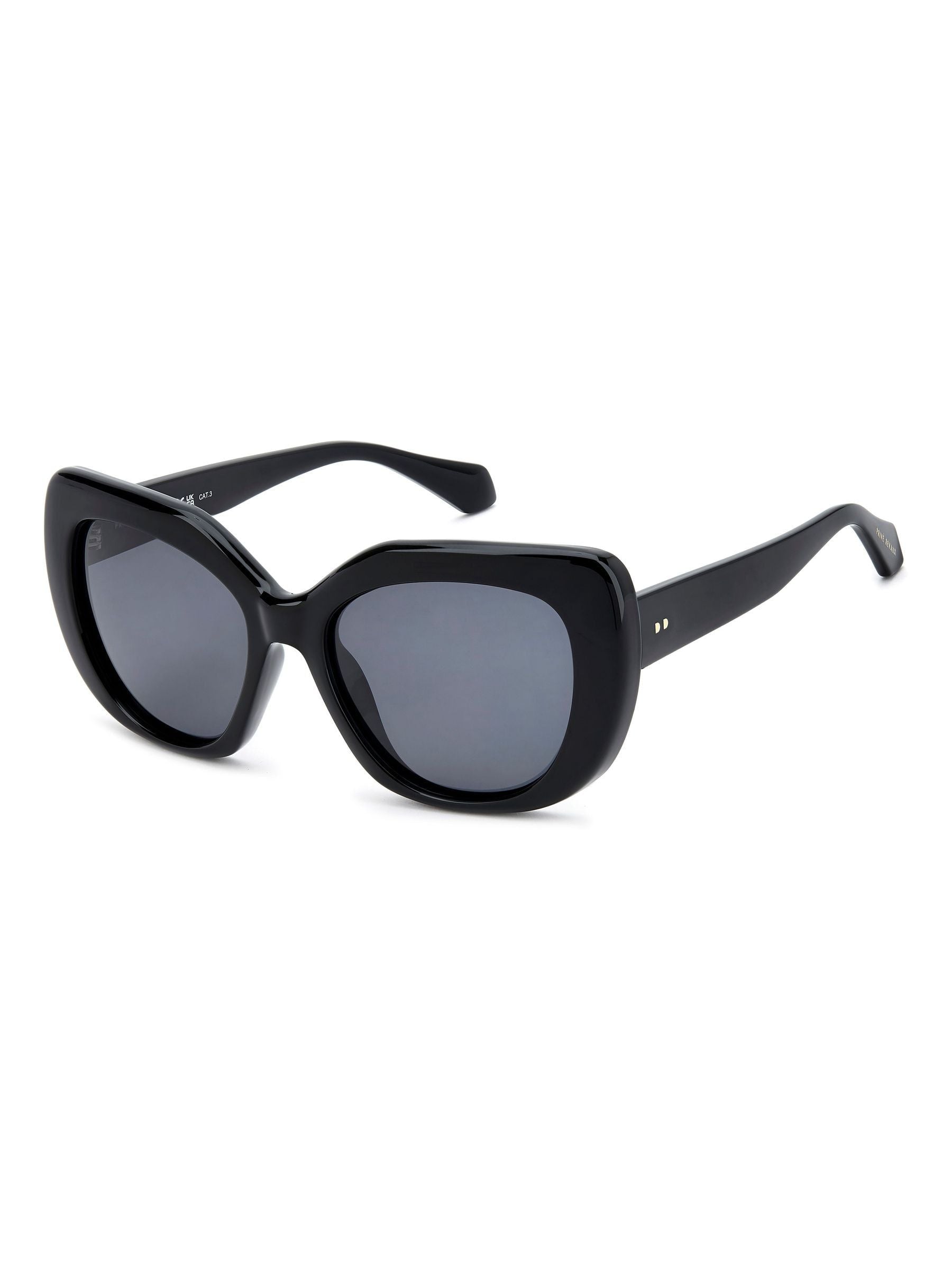 Prive Revaux black square sunglasses nylon frame (British brand)