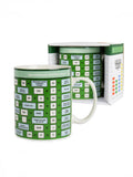 Gift Republic spreadsheet shortcut mug one size (British brand)