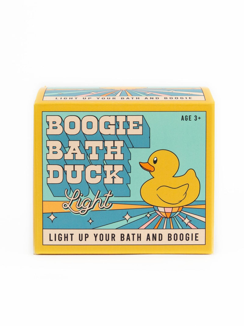Gift Republic yellow boogie bath duck with LED lights (British brand)