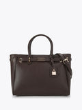 Carvela Brown Belted Tote Bag