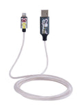 Rick and Morty green light up charging cable, UK version