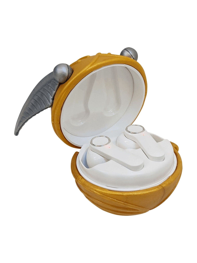 Harry Potter wireless earbuds Gold White Snitch (British brand)