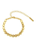 Karen Millen Mosaic Bracelet Gold Tone 23.5cm, imported from the UK