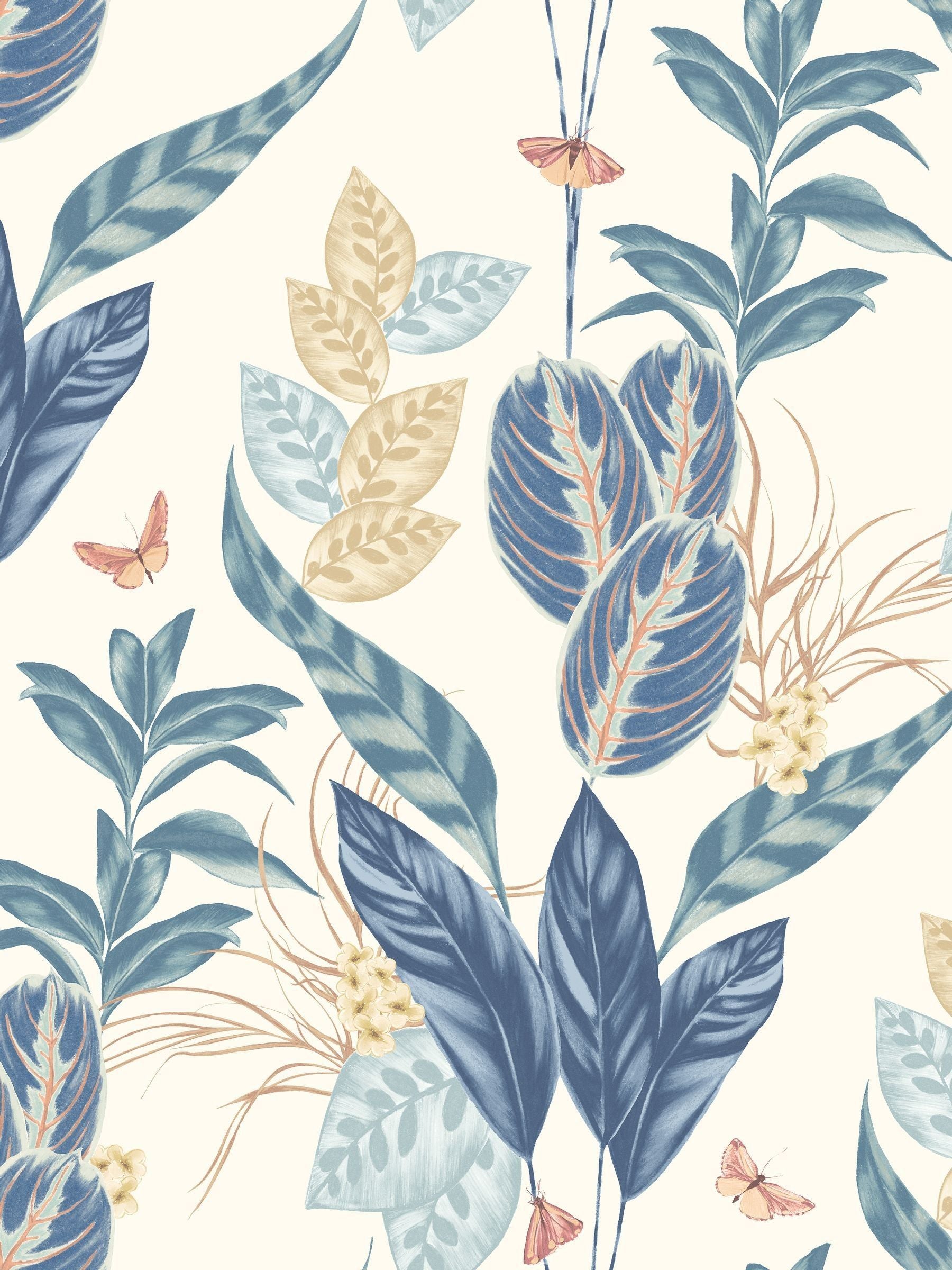 Ohpopsi Blue Spirit wallpaper sample A4, imported from the UK