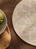 Beaded scallop placemats set of 2 - British product