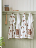 Catherine Lansfield cotton tea towel Highland cow 70x50cm (British brand)