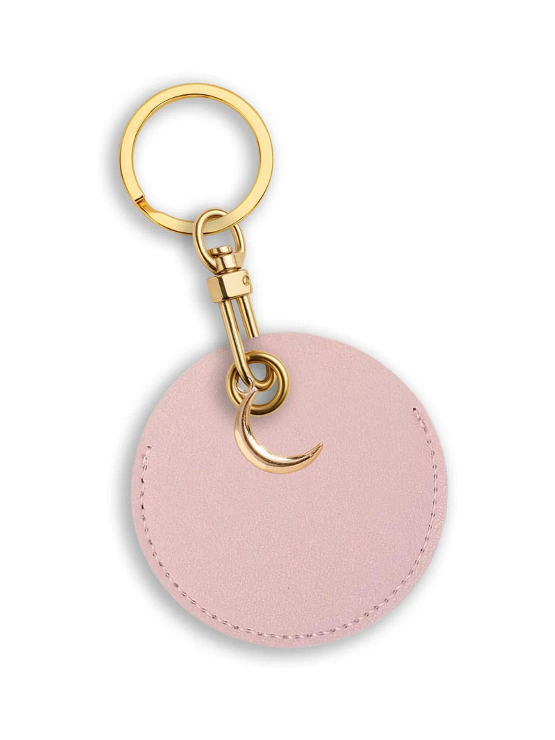 Jonnys Sister personalised bag charm with gold half moon 5.5cm, imported from the UK