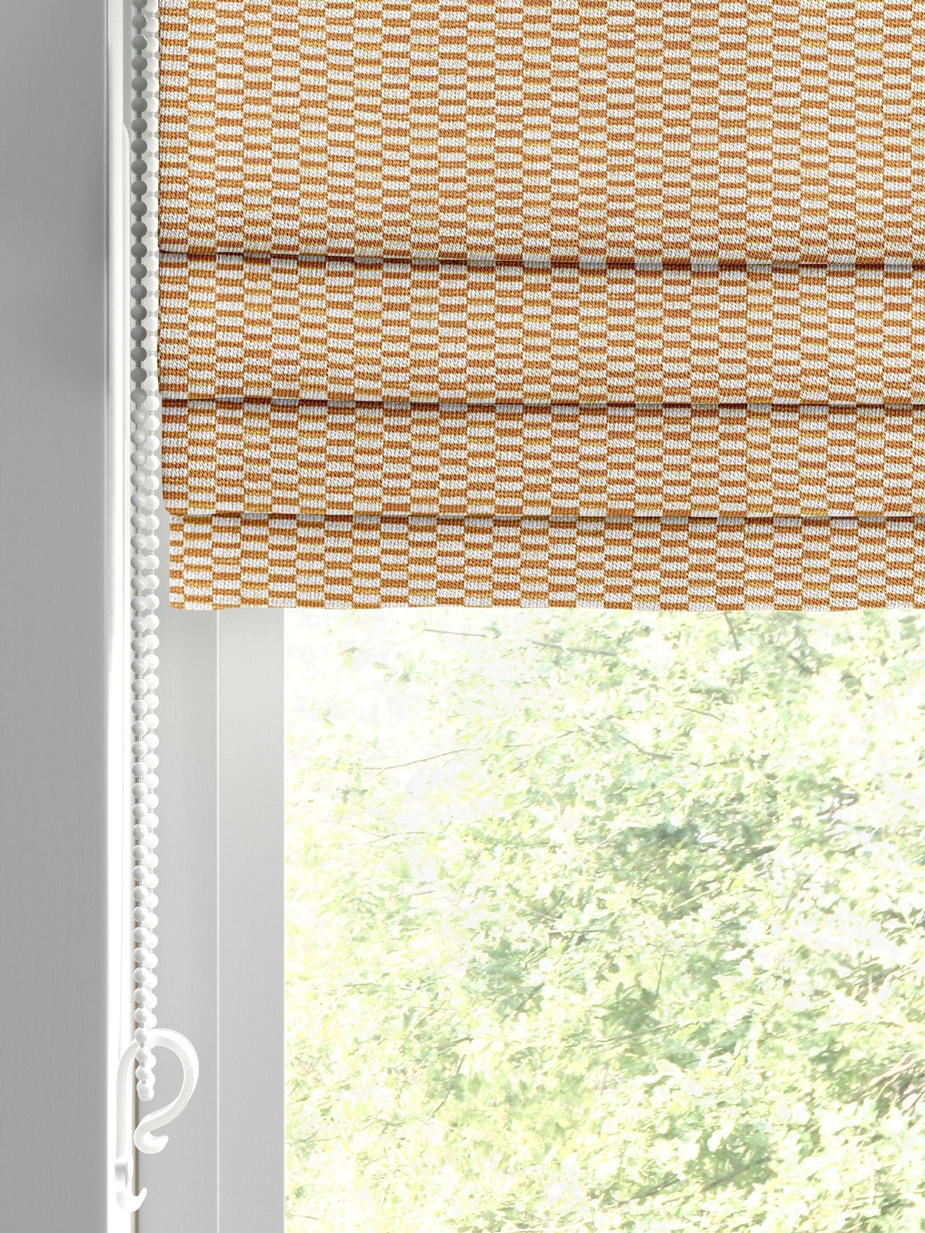 Abaci orange geometric Roman blind - British product