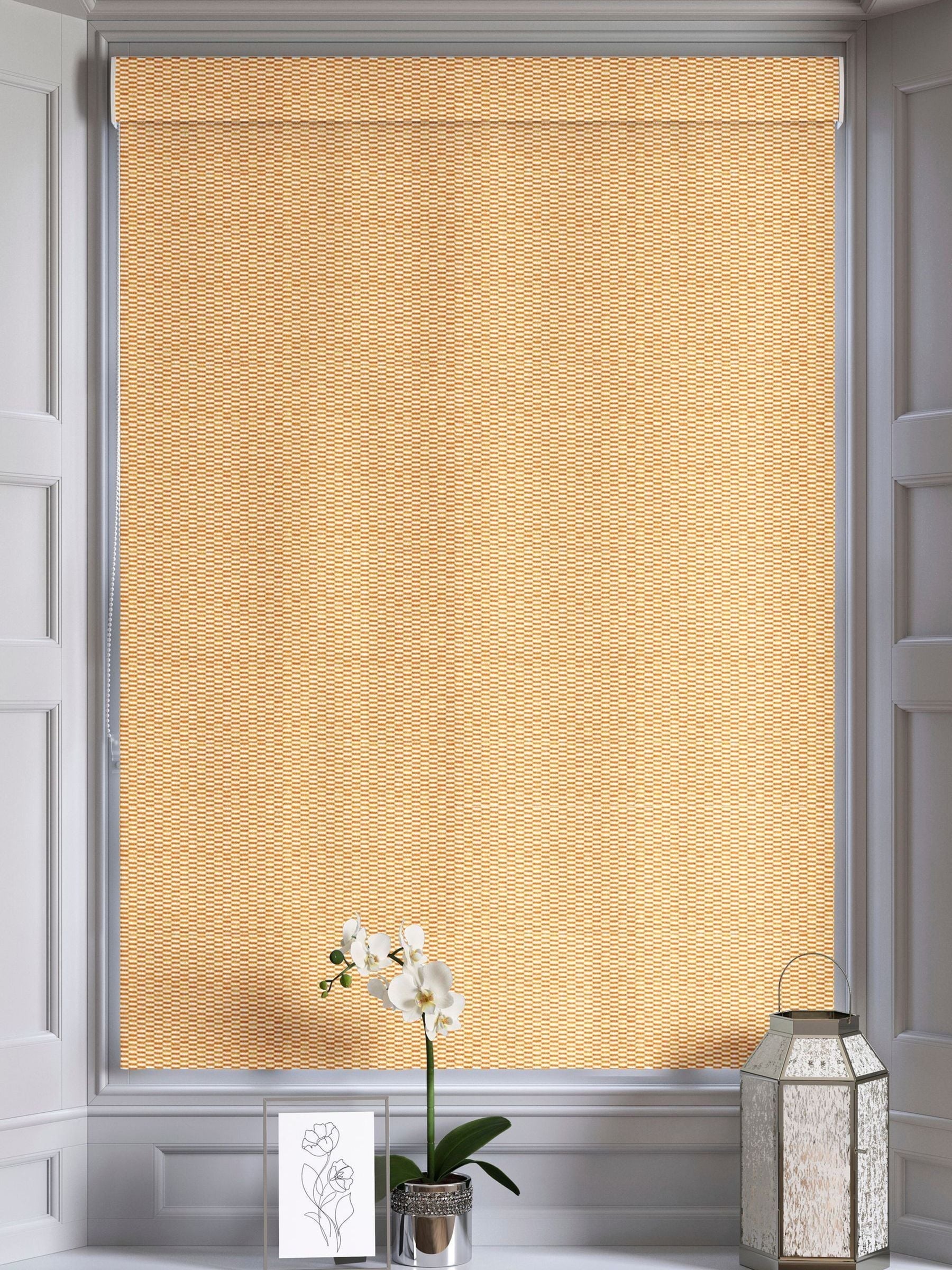 Abaci orange geometric Roman blind - British product