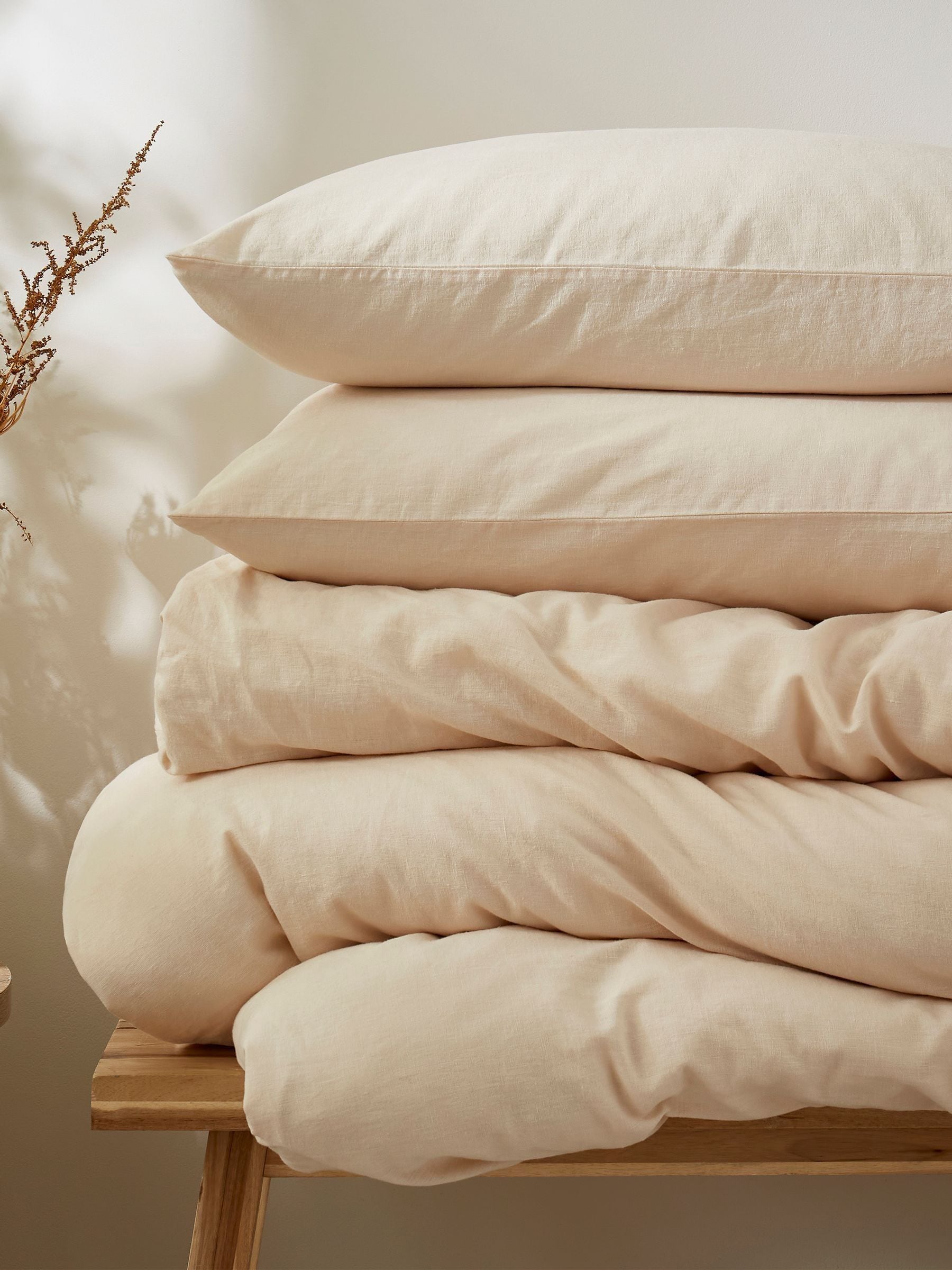 Martex cream almond duvet cover set, imported from the UK