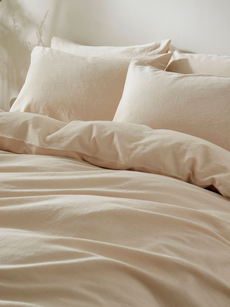 Martex cream almond duvet cover set, imported from the UK