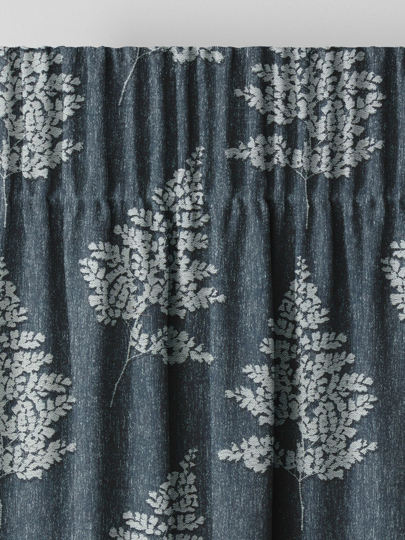 Blue Midori curtains floral jacquard design British product