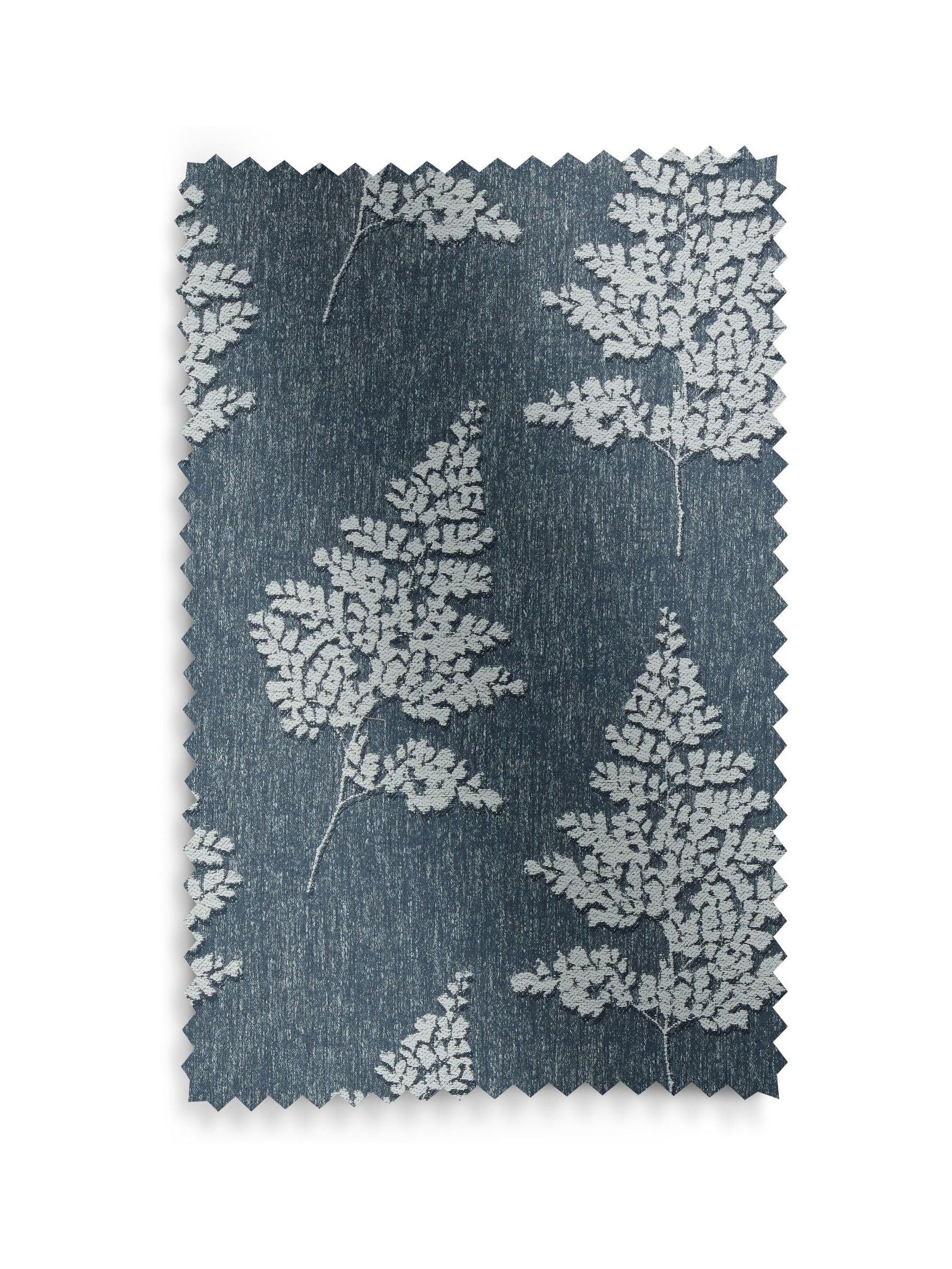 Blue Midori curtains floral jacquard design British product