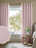 Pink Abaci made to measure curtains soft polyester cotton blend, imported from the UK