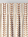 Liber orange made to measure cotton curtains - British product