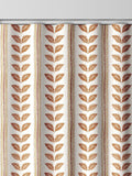 Liber orange made to measure cotton curtains - British product