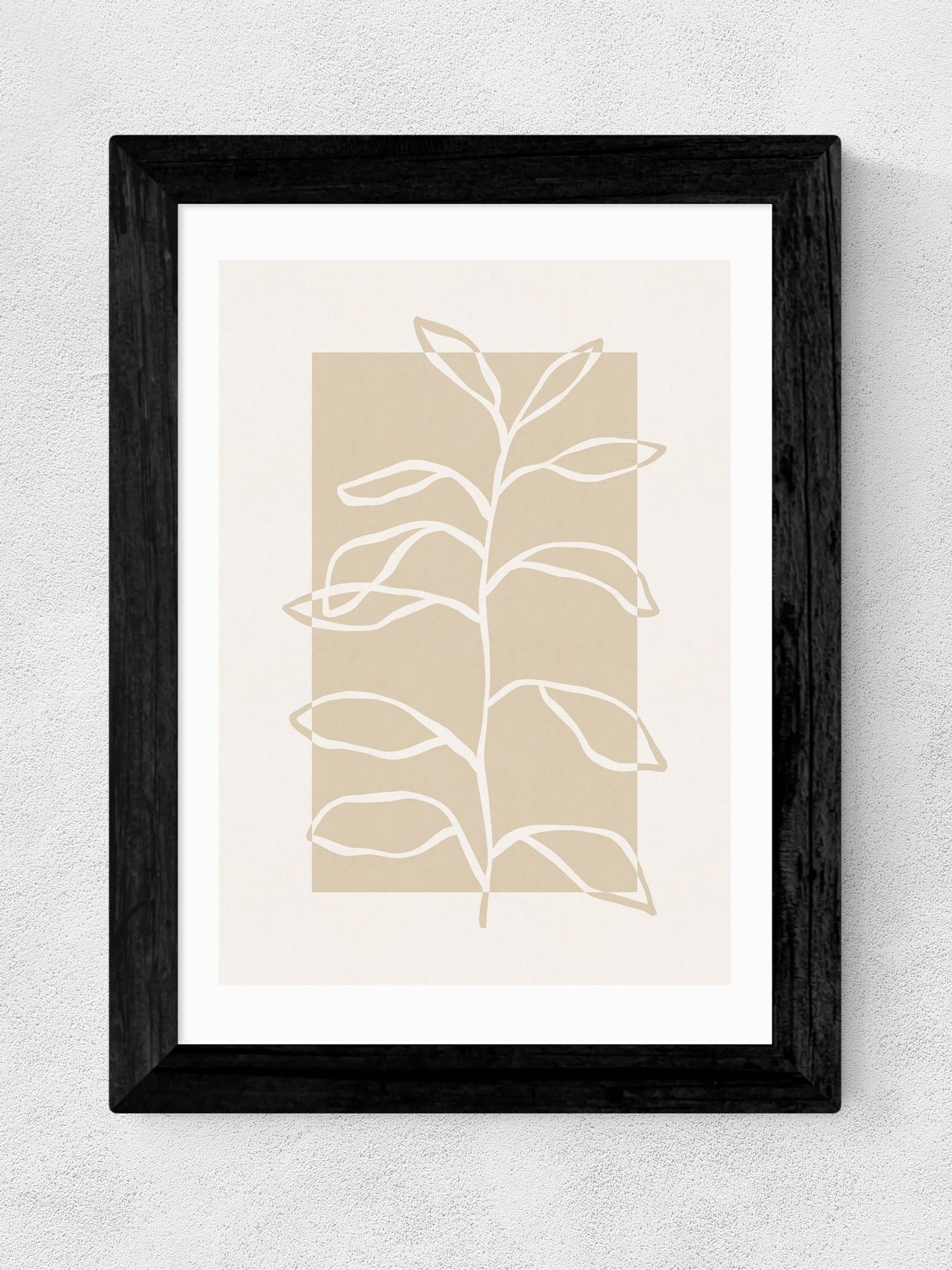Black East End Prints Framed Botany by Alisa Galitsyna Wall art