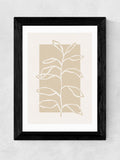 Black East End Prints framed botanical wall art by Alisa Galitsyna - British product