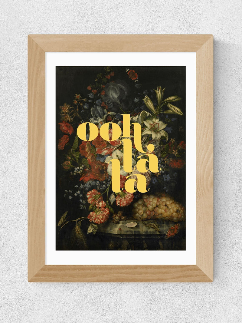 East End Prints Oak Ooh La La wall art - British product