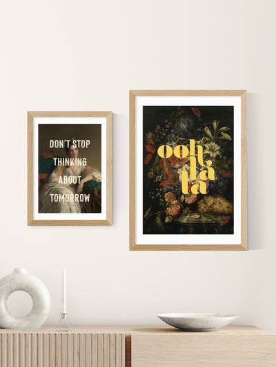 East End Prints Oak Ooh La La by Oh Fine Wall Art Print