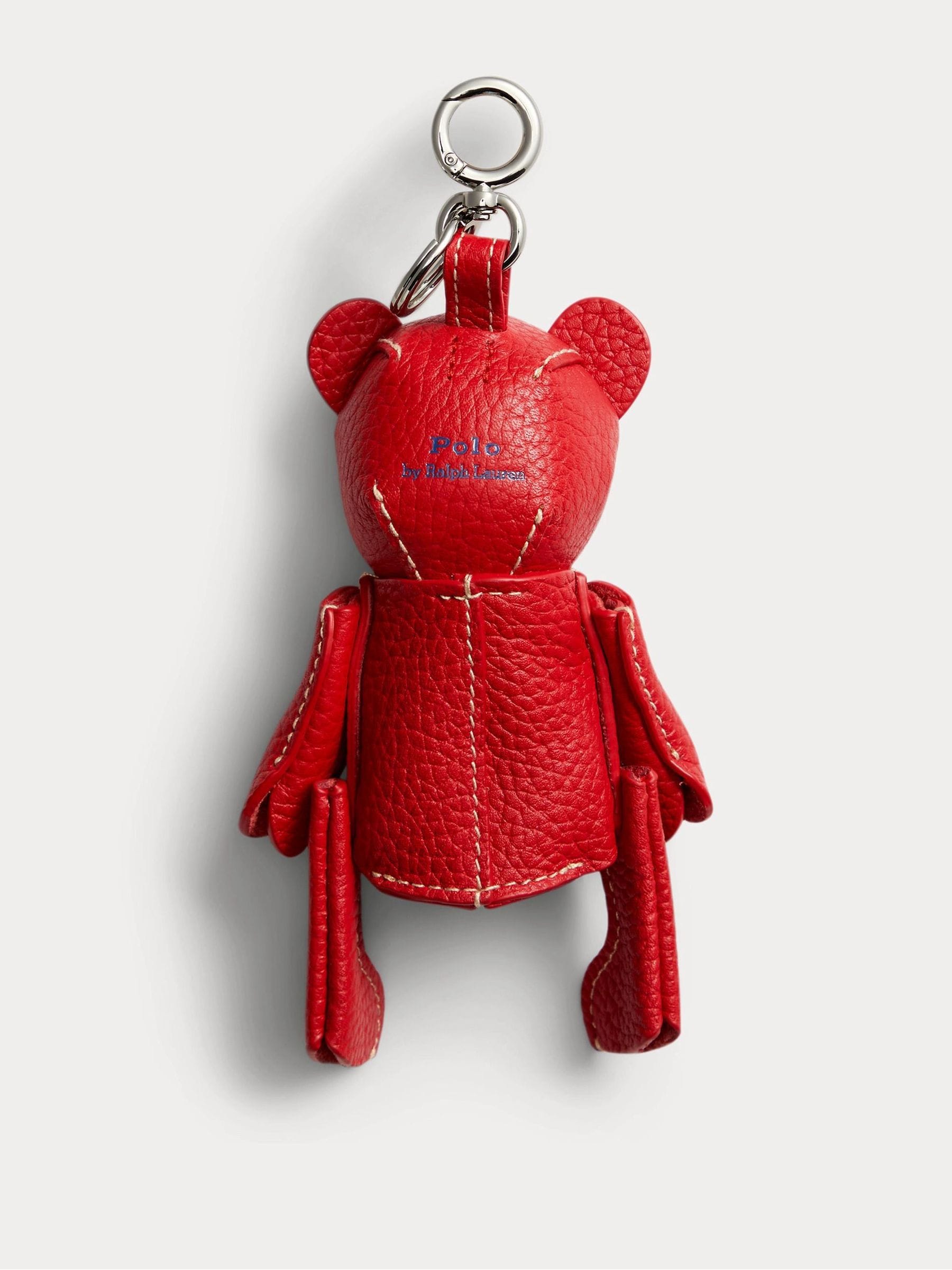 Polo Ralph Lauren red medium bear bag charm (British brand)