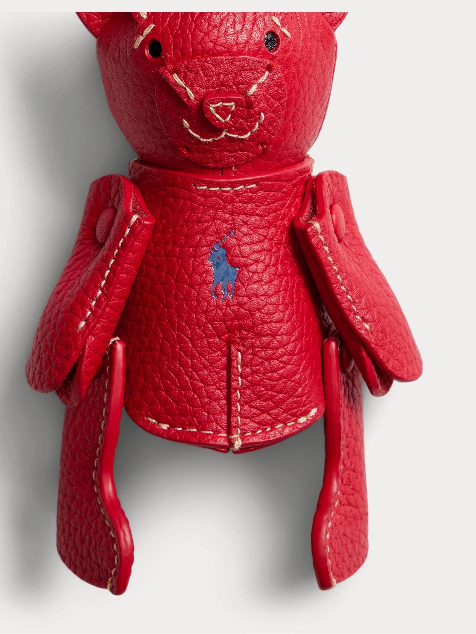 Polo Ralph Lauren red medium bear bag charm (British brand)