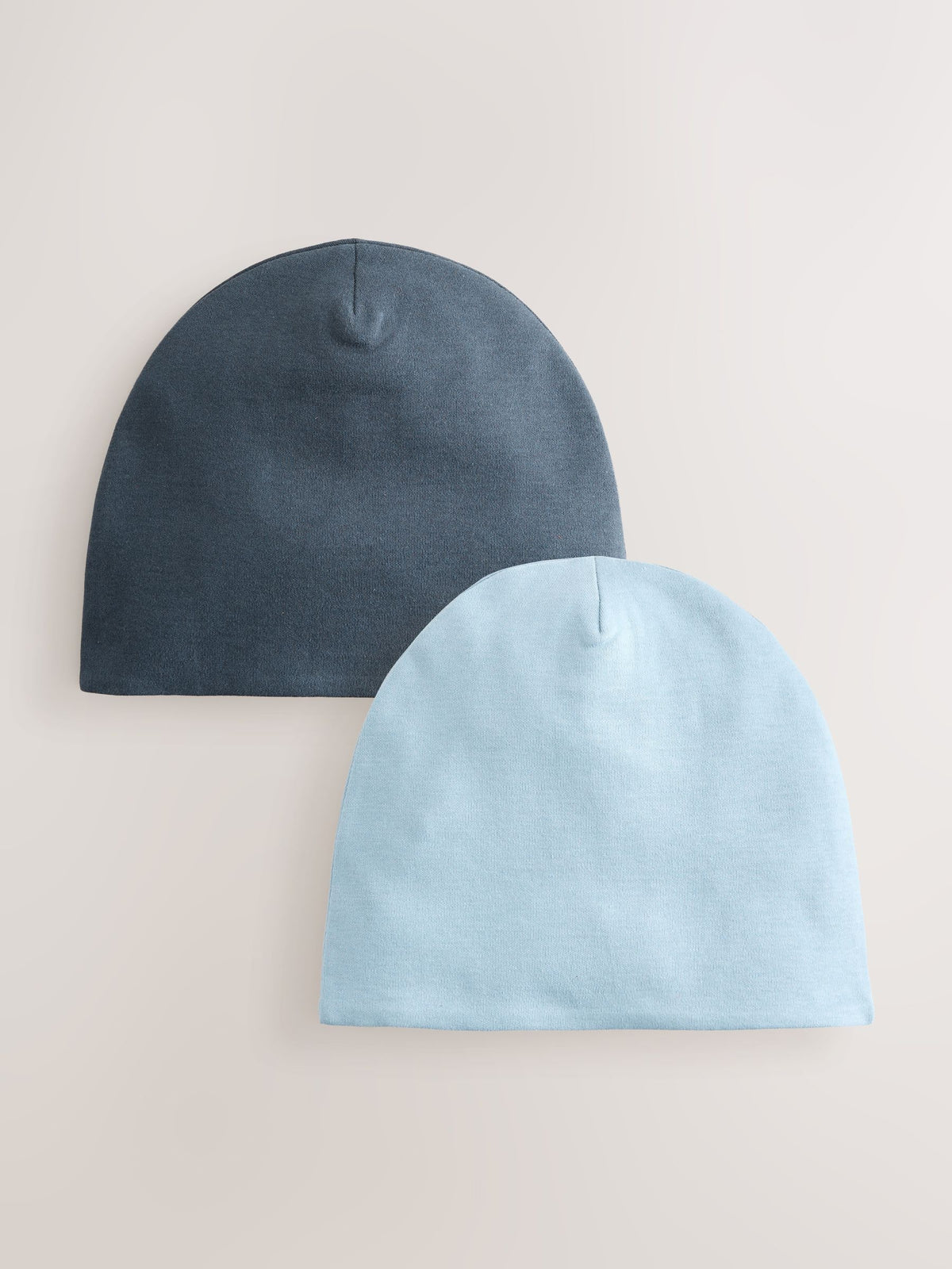 Dino jersey beanies for kids 2 pack, imported from the UK