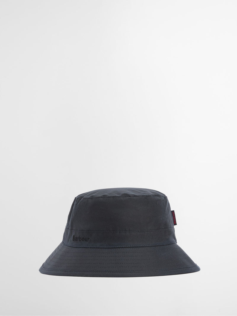 Barbour® Navy Wax Bucket Hat