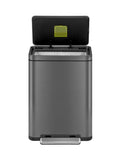 Eko grey X Cube waste bin 30L (British brand)