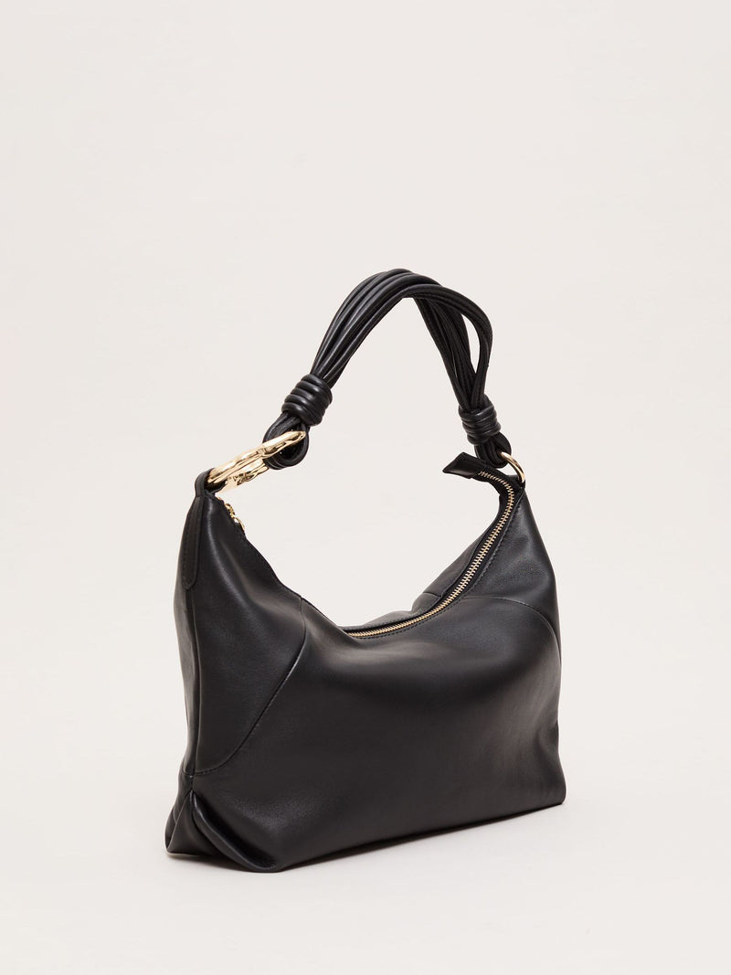 Phase Eight black shoulder bag with twisted handle, UK version